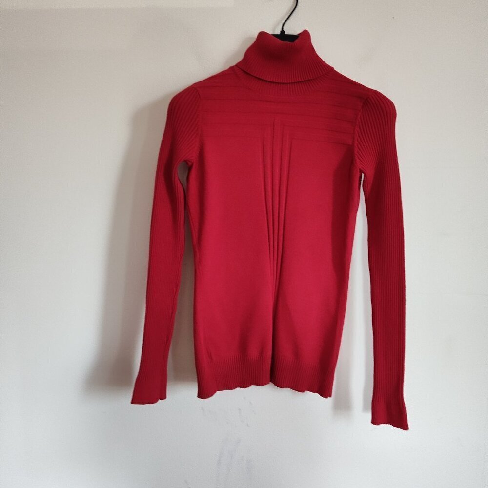 Ladies Petite SZ PP Inc Red Turtleneck